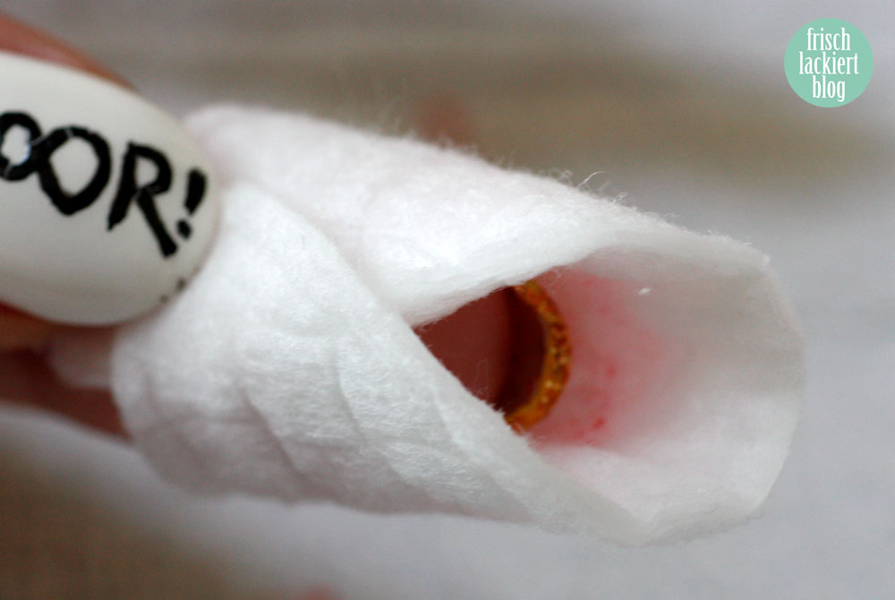 glitzer nagellack und sandlack einfach entfernen