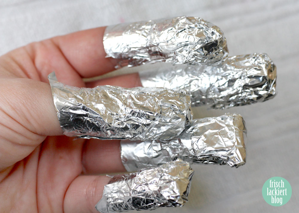 glitzer nagellack und sandlack einfach entfernen