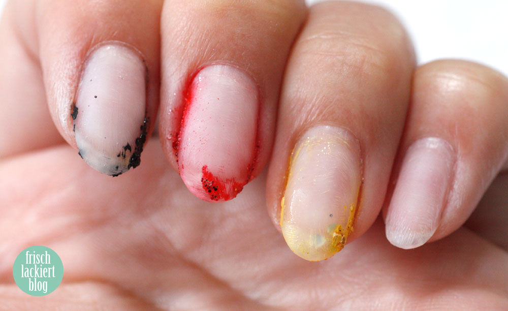 glitzer nagellack und sandlack einfach entfernen