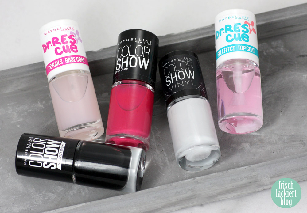 GNTM germanys next topmodel nailart maybelline