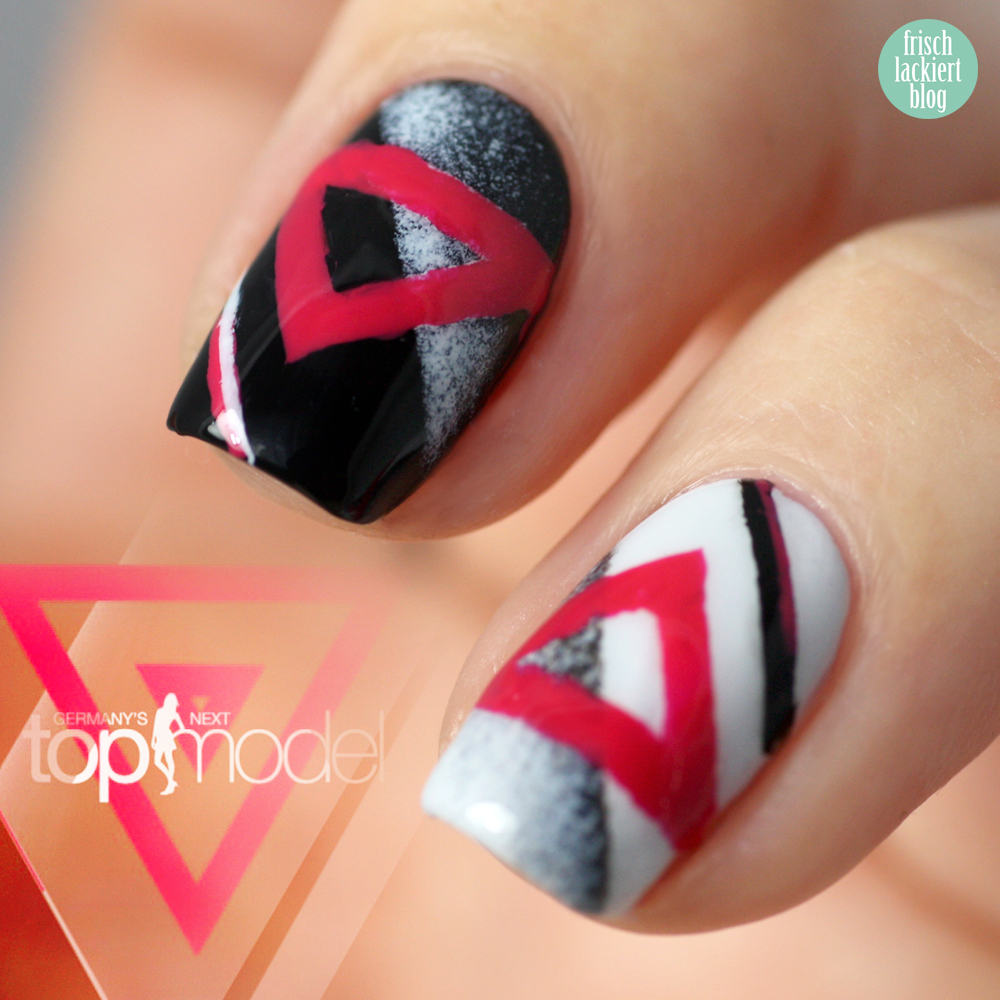 GNTM germanys next topmodel nailart maybelline
