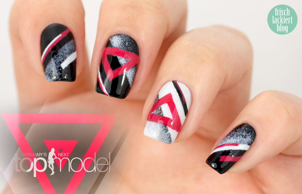 GNTM germanys next topmodel nailart maybelline