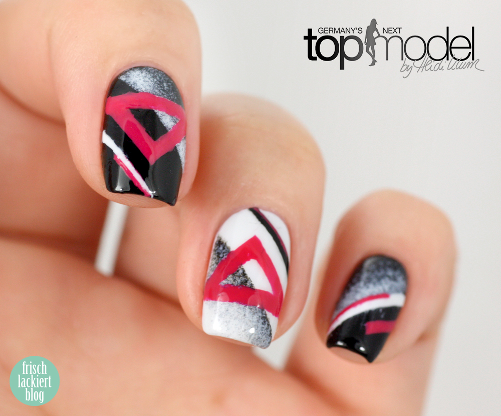 GNTM germanys next topmodel nailart maybelline