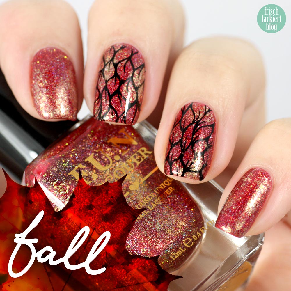 F.U.N. Lacquer Goodness of the Dawn, frischlackiert, stamping, überchic, gold