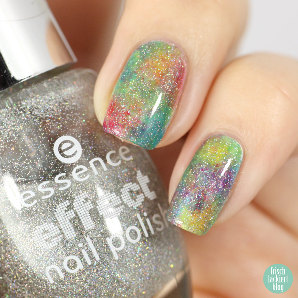 frischlackiert, rainbow nailart DIY sheer tints
