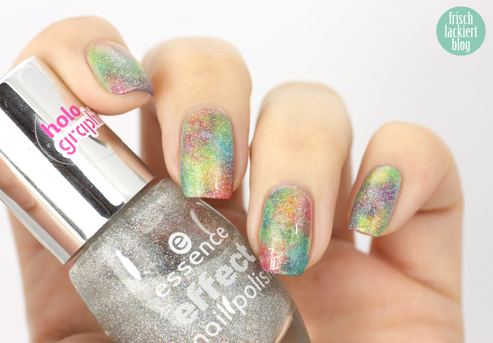 frischlackiert, rainbow nailart DIY sheer tints