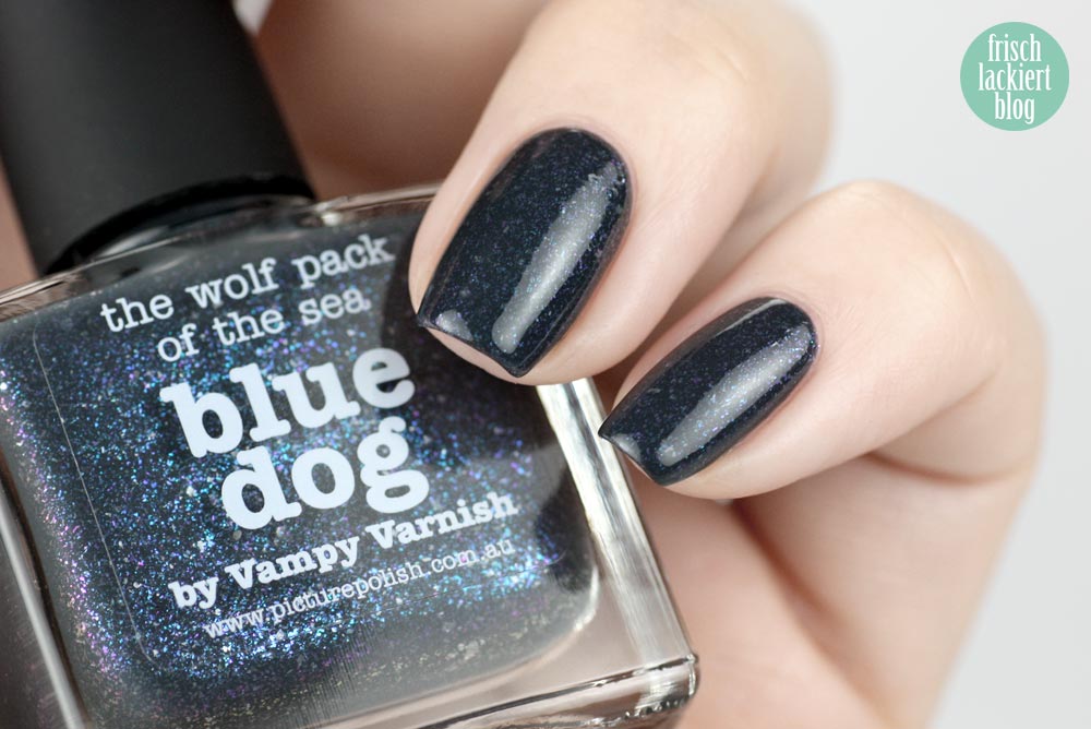 picture polish blue dog