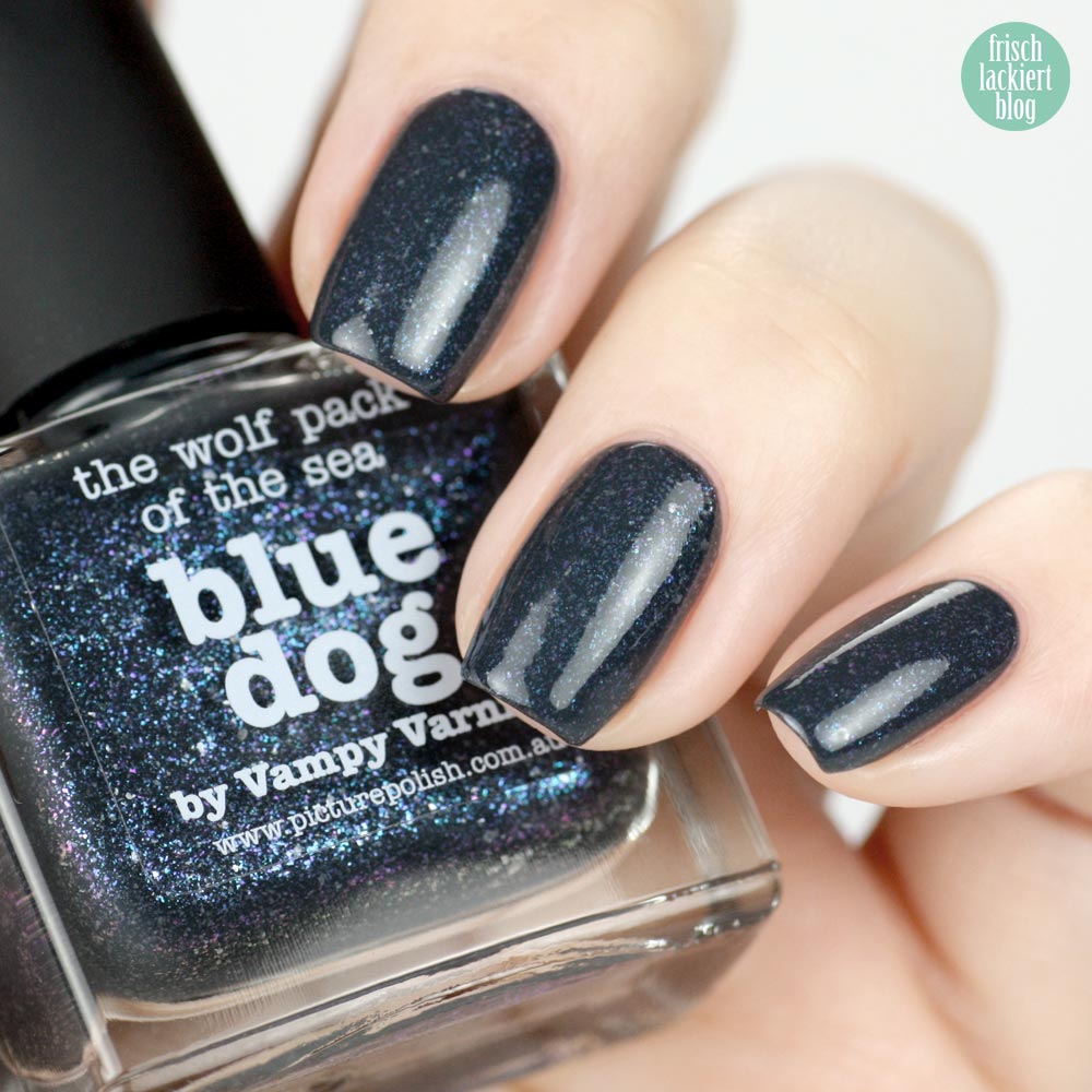 picture polish blue dog