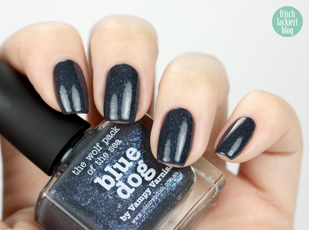 picture polish blue dog