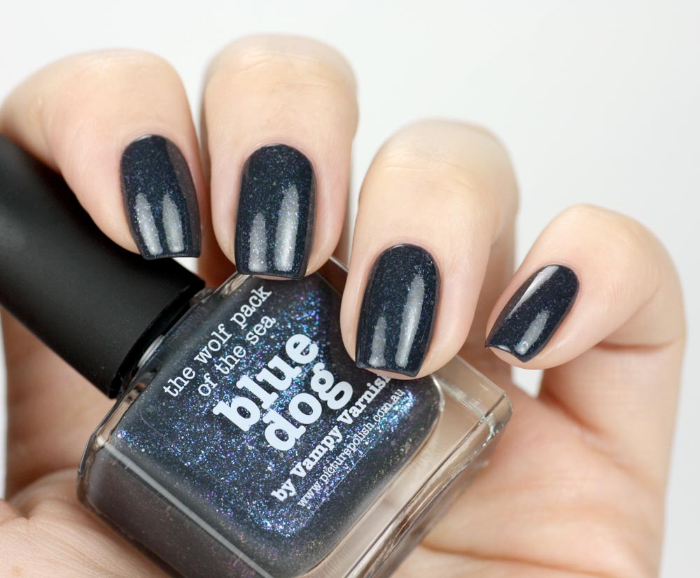 picture polish blue dog