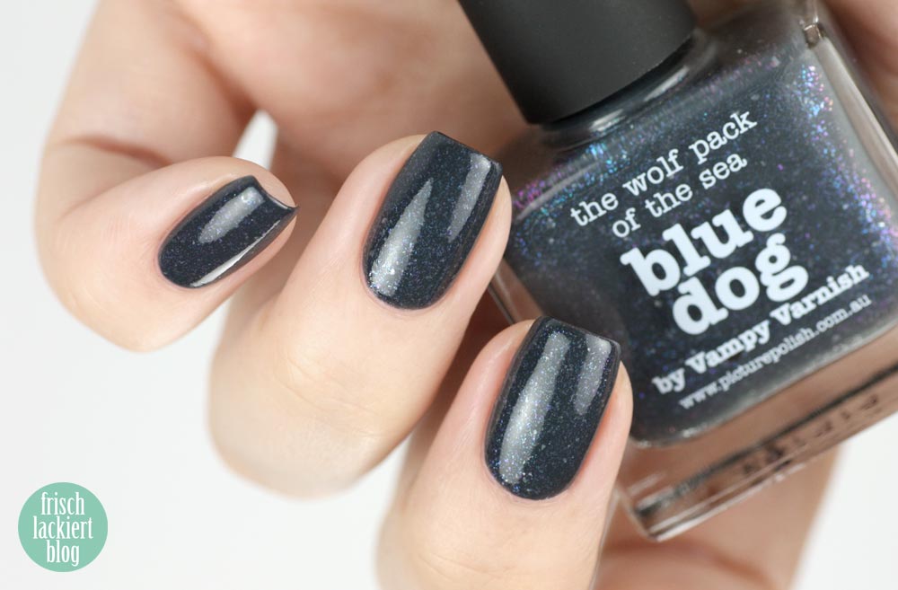 picture polish blue dog