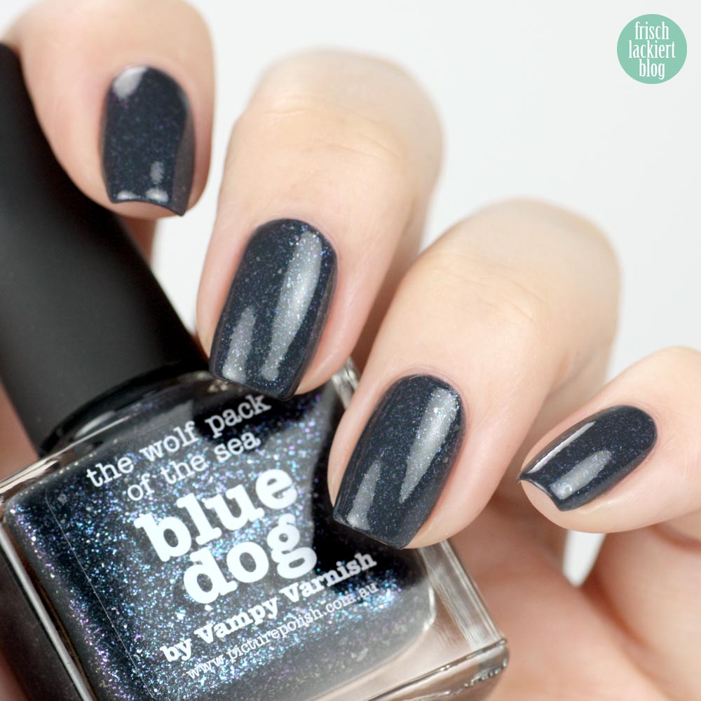 picture polish blue dog