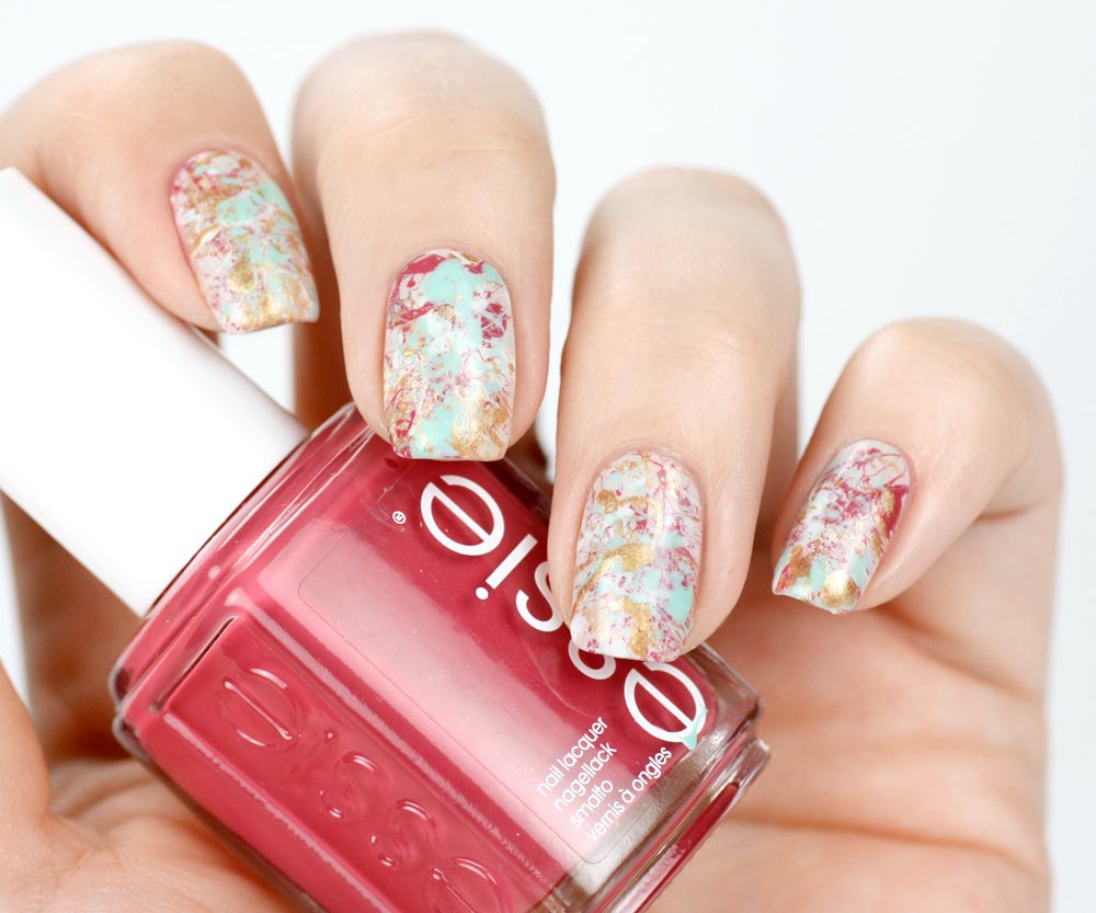 Frischlackiert-Challenge Splatter Nails