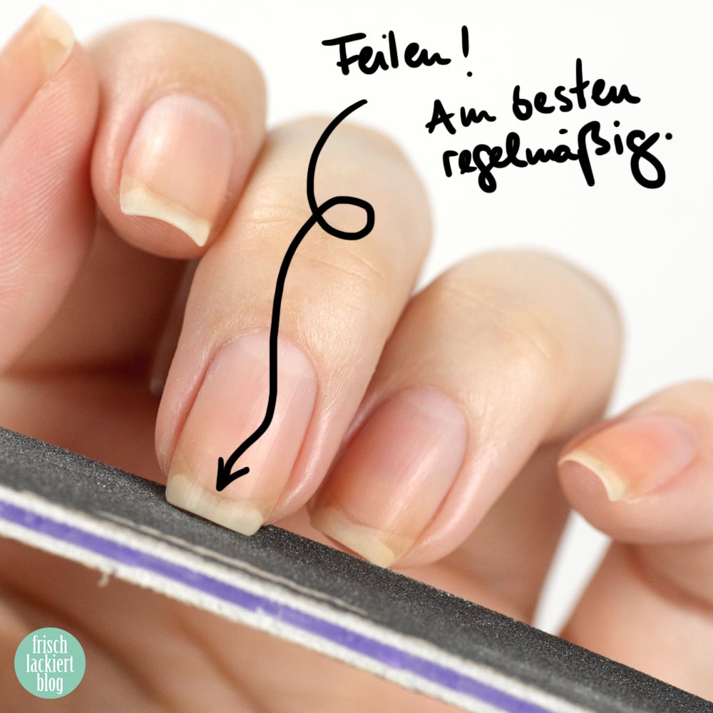 Nagelpflege Schritt für Schritt – Tipps – Hilfe – by frischlackiert