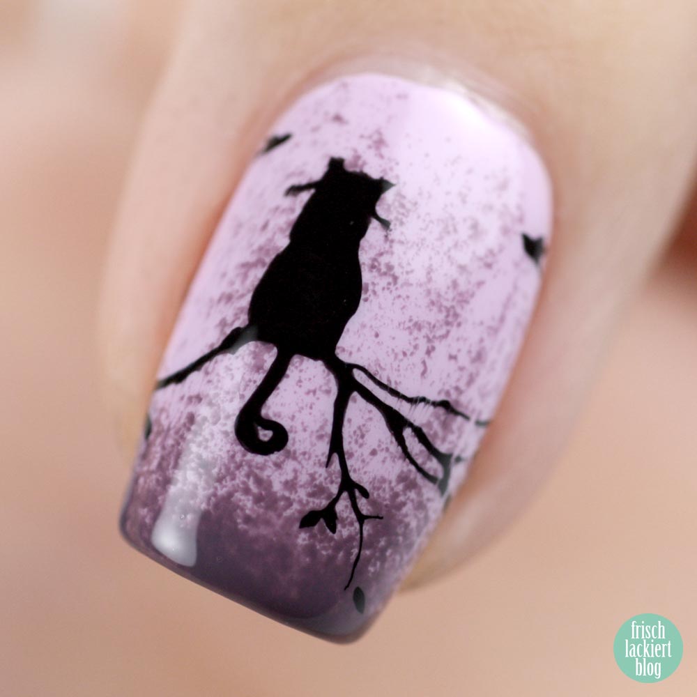 Frischlackiert-Challenge – Katzen Nailart – Cat Naildesign