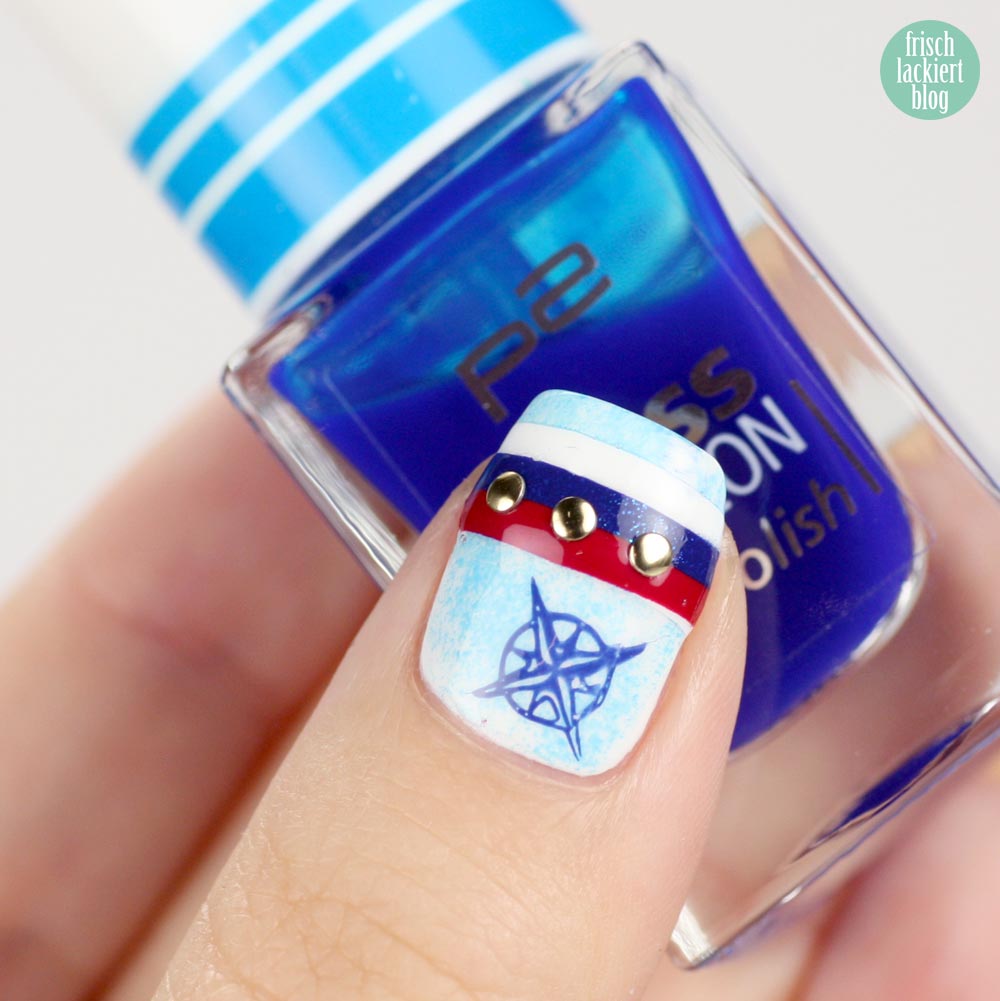 Frischlackiert-Challenge – Maritim Nailart - by frischlackiert