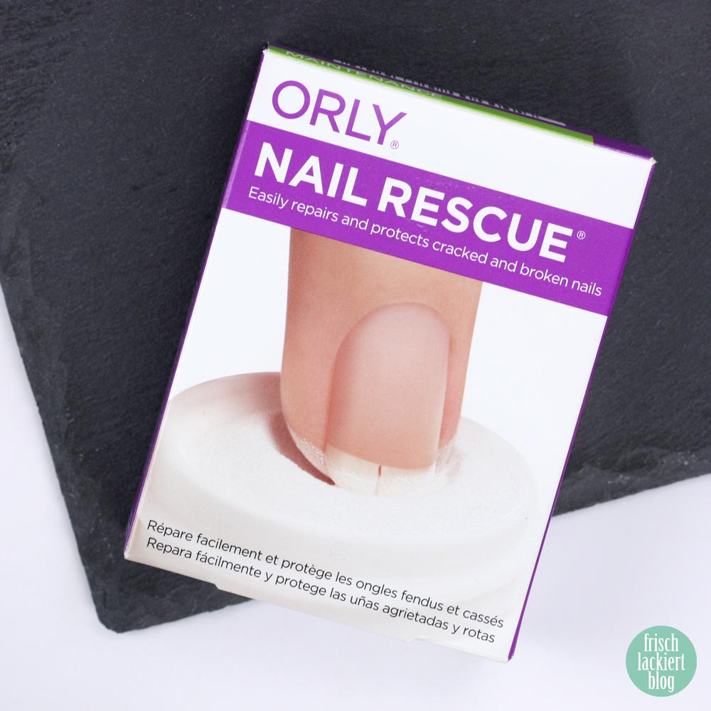 ORLY Nail Rescue – Fingernagel reparieren – Test Erfahrungen – frischlackiert