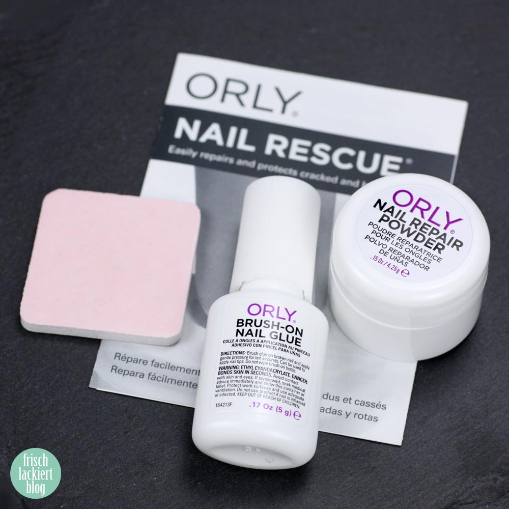 ORLY Nail Rescue – Fingernagel reparieren – Test Erfahrungen – frischlackiert