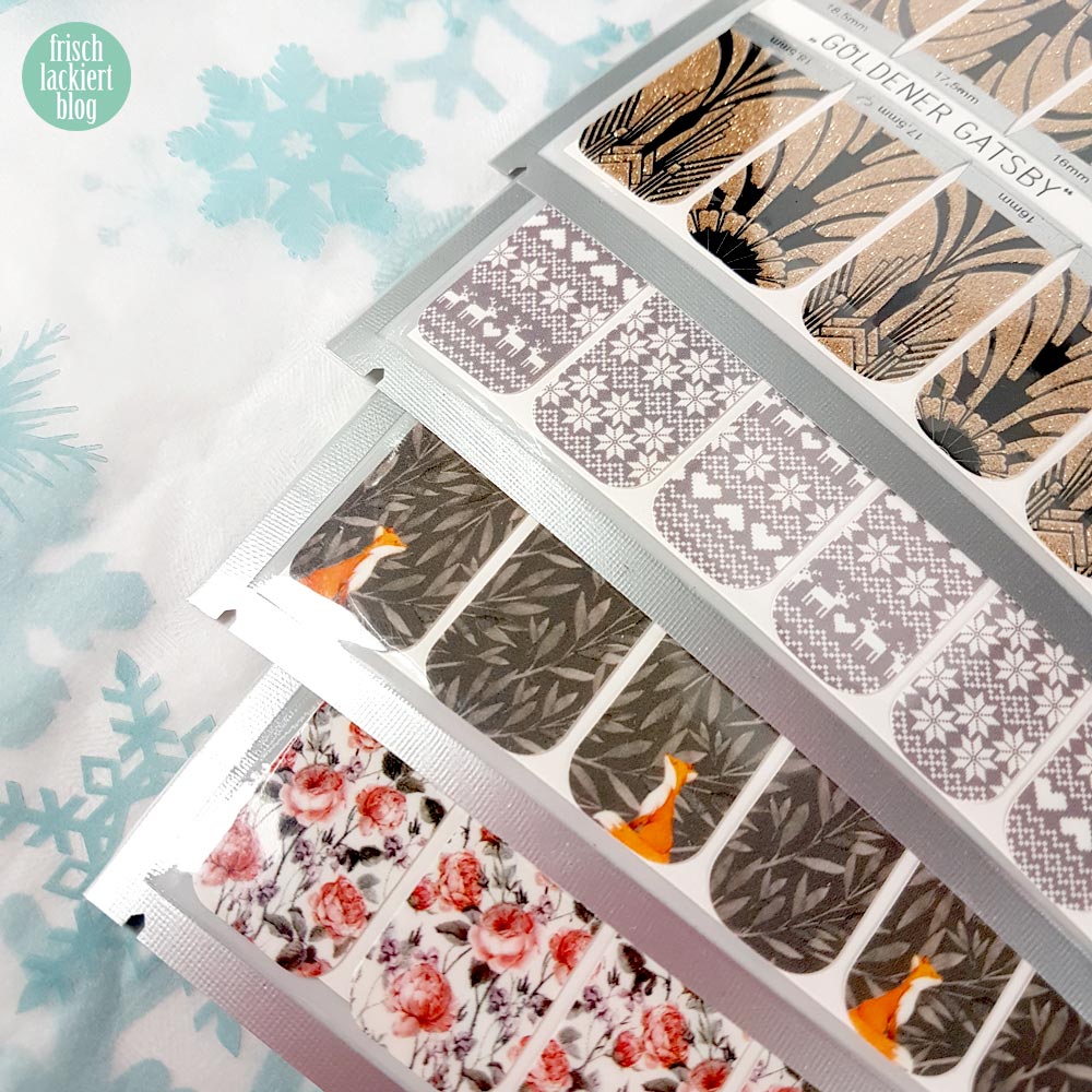 Sticker Gigant Winterkollektion 2016 – Rosalinchen – ANNY make polish not war – swatch by frischlackiert