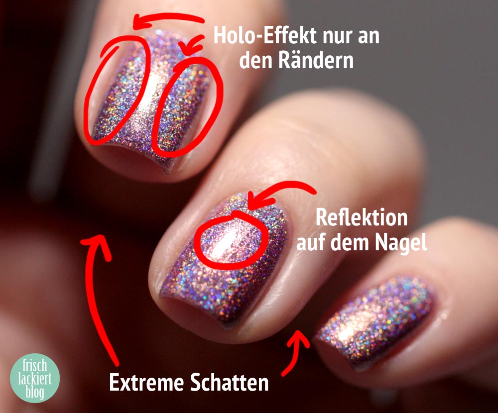 Holografischen Nagellack richtig fotografieren – Blogger Tipps und Tricks – by frischlackiert
