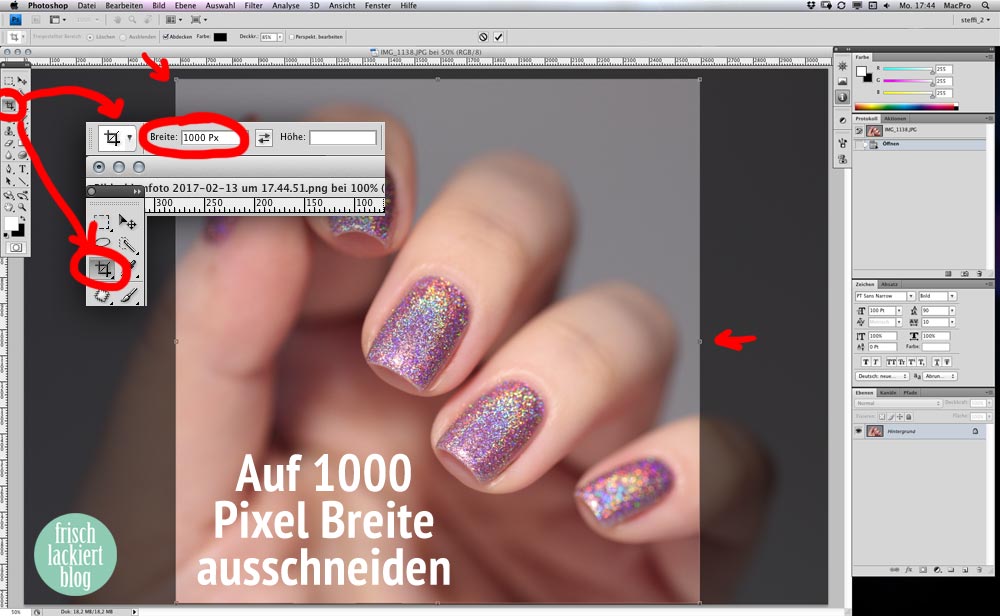 Holografischen Nagellack richtig fotografieren – Blogger Tipps und Tricks – im Photoshop nachbearbeiten – by frischlackiert