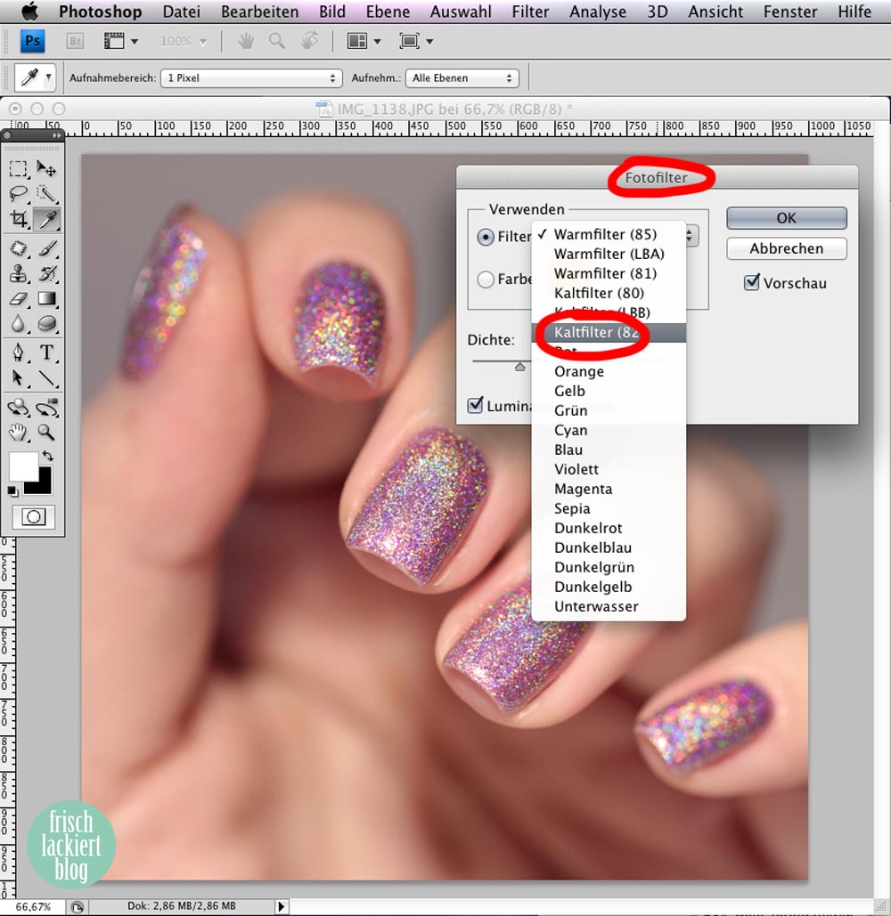 Holografischen Nagellack richtig fotografieren – Blogger Tipps und Tricks – im Photoshop nachbearbeiten – by frischlackiert