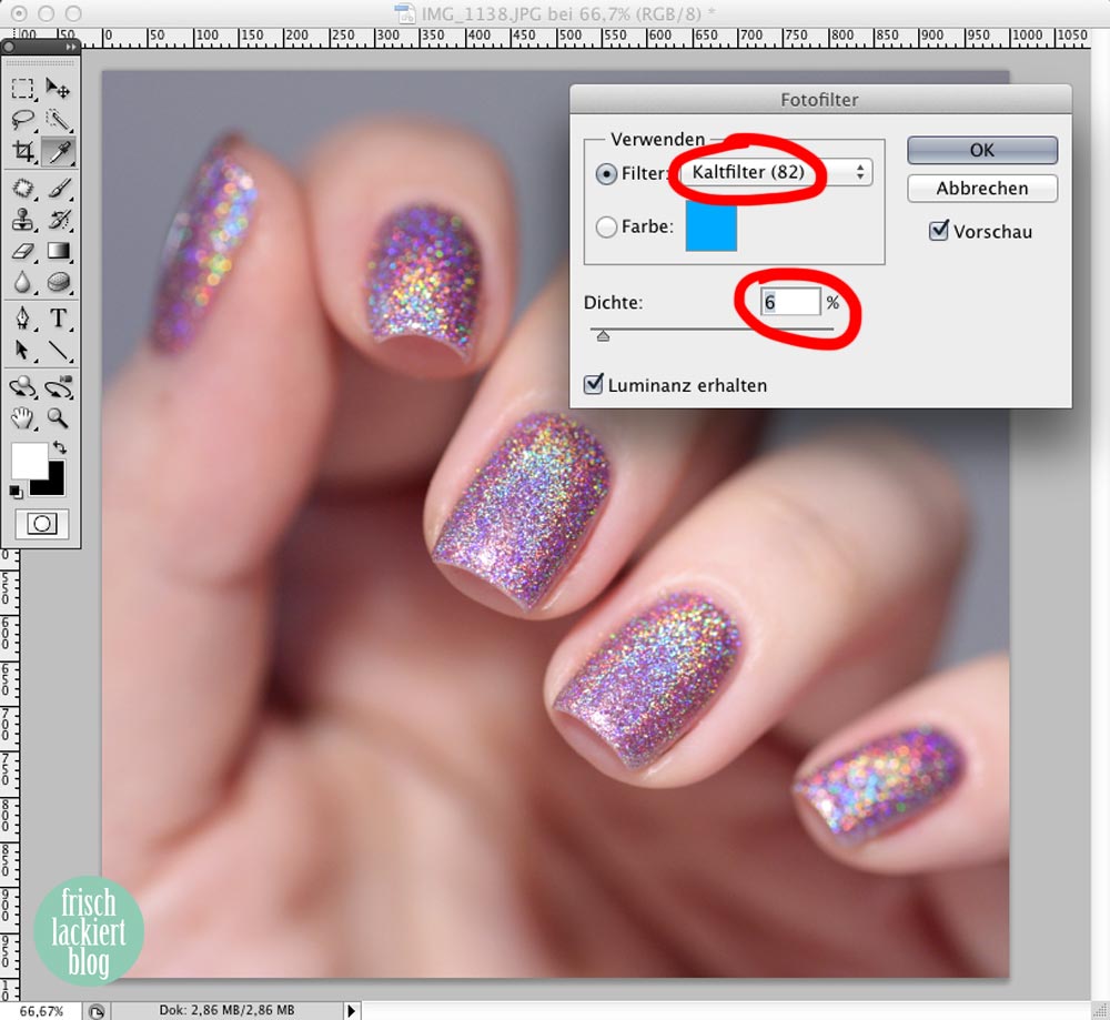 Holografischen Nagellack richtig fotografieren – Blogger Tipps und Tricks – im Photoshop nachbearbeiten – by frischlackiert