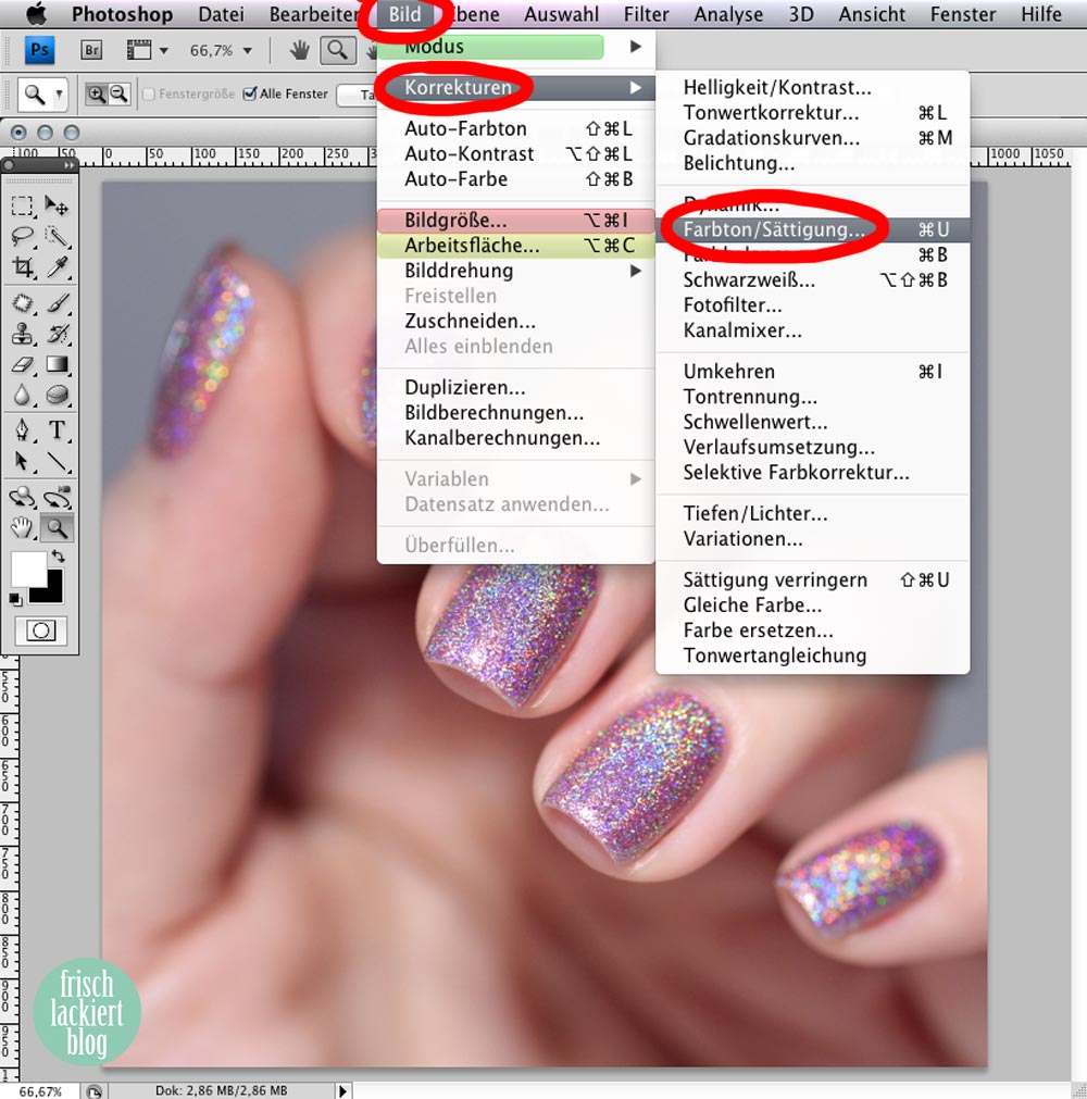 Holografischen Nagellack richtig fotografieren – Blogger Tipps und Tricks – im Photoshop nachbearbeiten – by frischlackiert