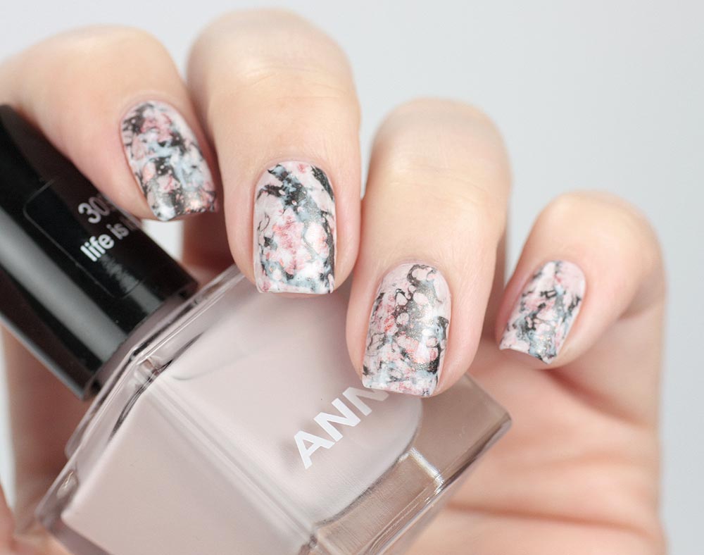 Marmor Stone Marble Nailart Tutorial – by frischlackiert