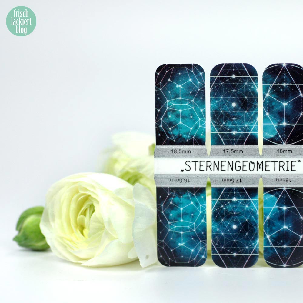 Sticker Gigant Frühlingskollektion 2017 – Sternengeometrie – Nailwraps – by frischlackiert