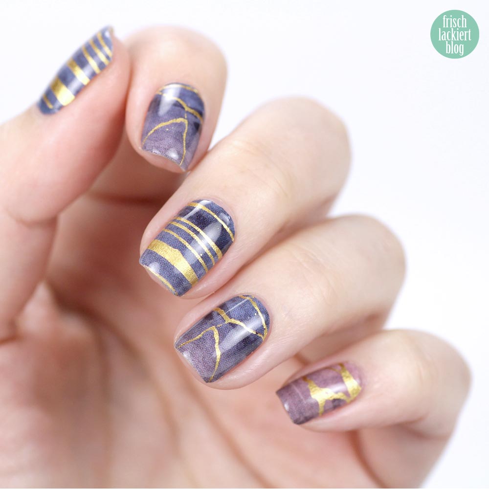 Sticker Gigant Frühlingskollektion 2017 – Goldgranit – Nailwraps – by frischlackiert