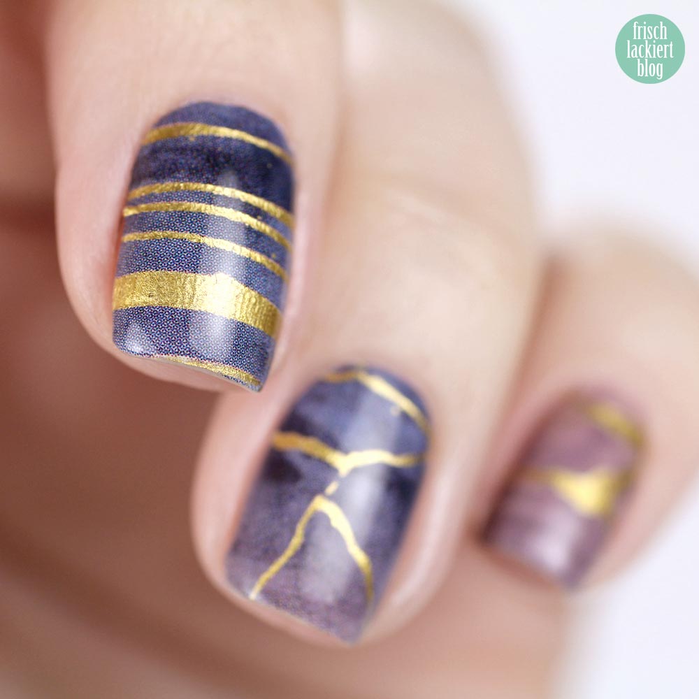 Sticker Gigant Frühlingskollektion 2017 – Goldgranit – Nailwraps – by frischlackiert