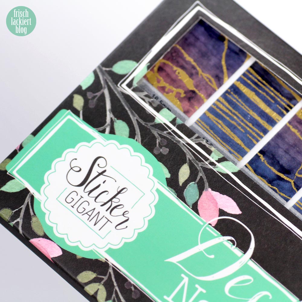 Sticker Gigant Frühlingskollektion 2017 – Goldgranit – Nailwraps – by frischlackiert