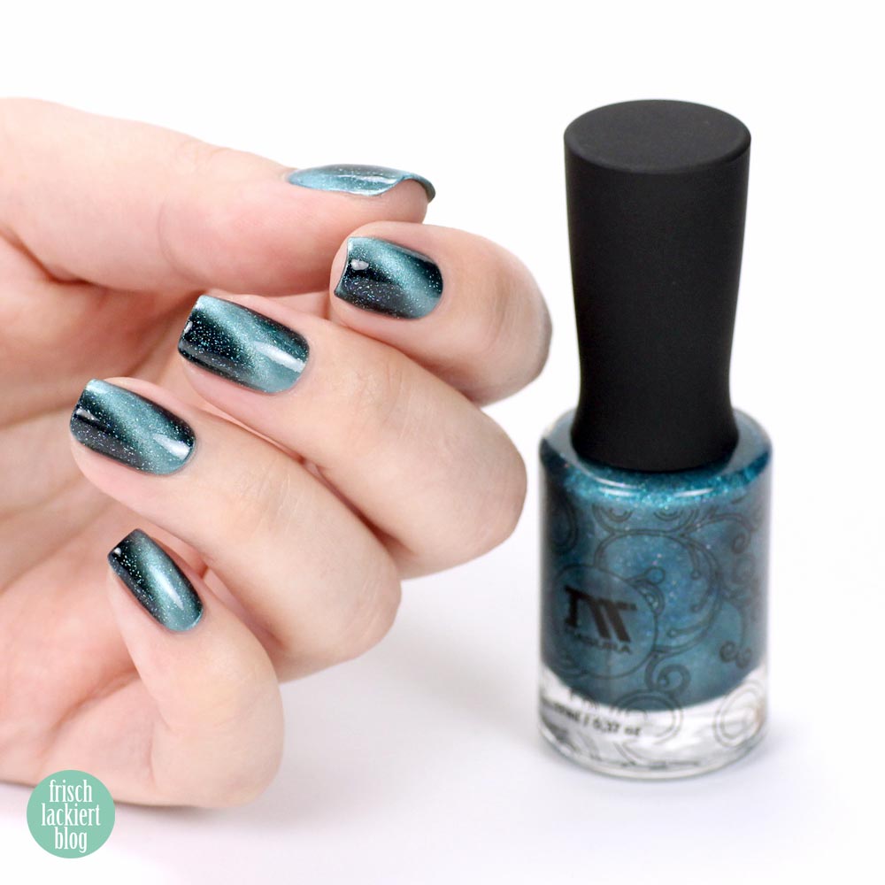 Masura Blue Stars – Magnetic Nailpolish – swatch by frischlackiert
