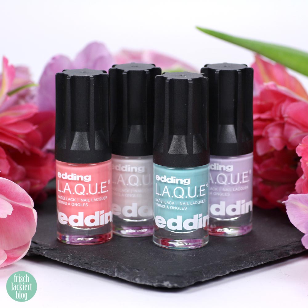 Z.A.R.T. am limit! Die neuen R.I.C.H. P.A.S.T.E.L.S. – Nagellacke von edding L.A.Q.U.E. – swatch by frischlackiert