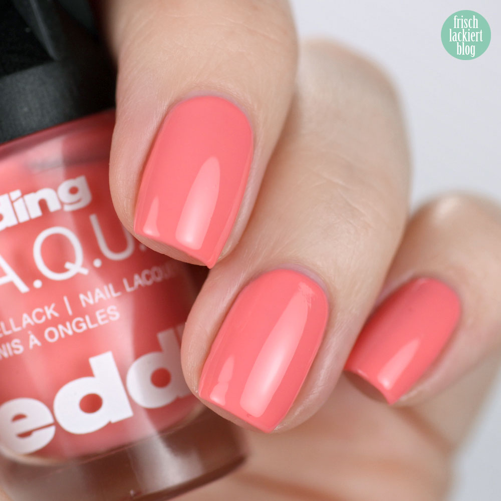 Z.A.R.T. am limit! Die neuen R.I.C.H. P.A.S.T.E.L.S. – pastel peach – edding L.A.Q.U.E. – swatch by frischlackiert