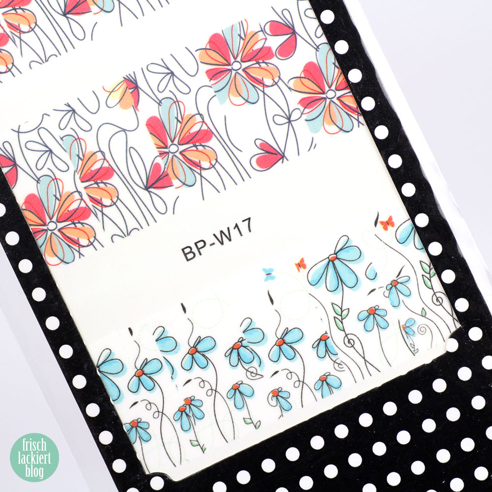 Essie strike a pose-itano resort collection 2017 - flowe waterdecals BP-W17 - by frischlackiert