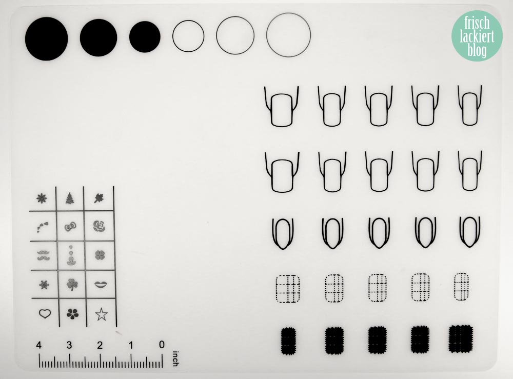 Nailstamping Mat aus Silikon von FBF GmbH – Gewinnspiel – Nailart Matte – by frischlackiert