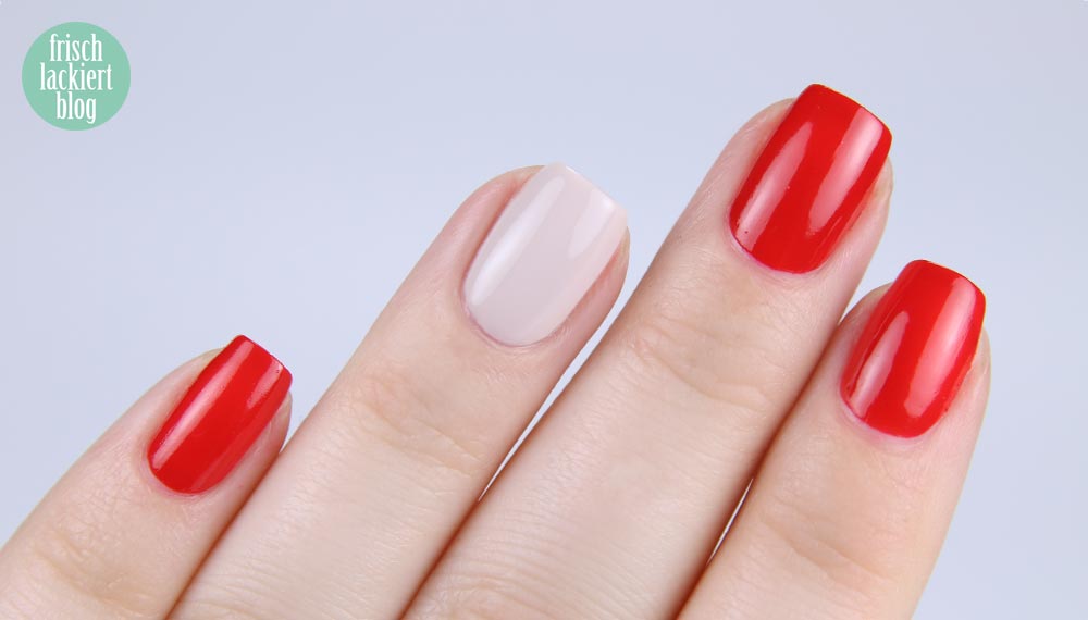 Frischlackiert-Challenge – Kariert – squared nailart - rot schwarz - by frischlackiert