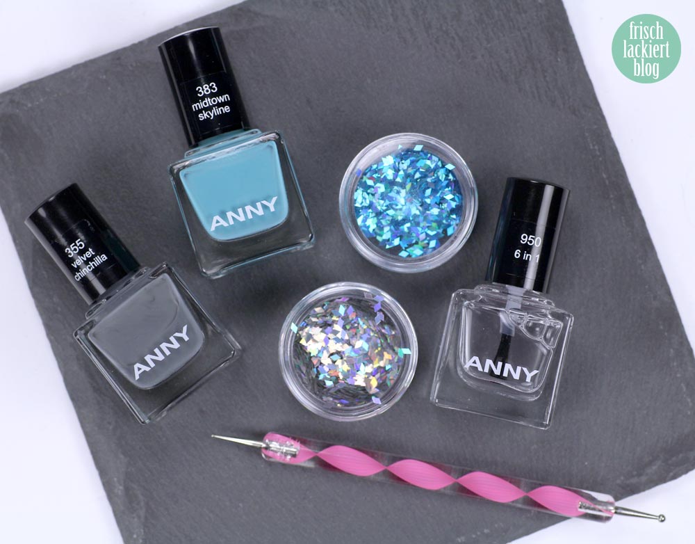 Frischlackiert-Challenge Glitter Placement Nailart - by frischlackiert