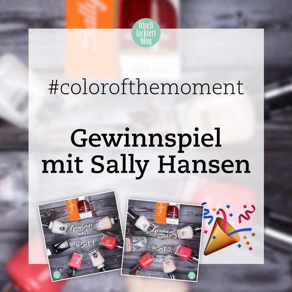 Sally Hansen #colorofthemoment Gewinnspiel - by frischlackiert