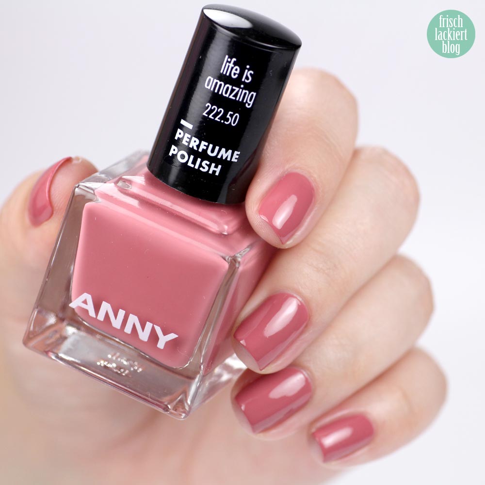 ANNY Perfume Polish – Nagellack mit Duft – life is amazing – swatch by frischlackiert