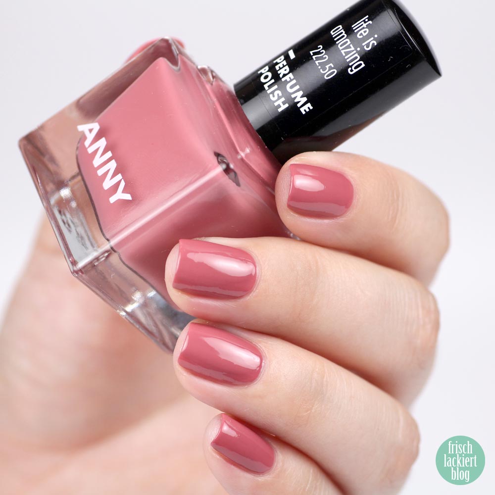 ANNY Perfume Polish – Nagellack mit Duft – life is amazing – swatch by frischlackiert