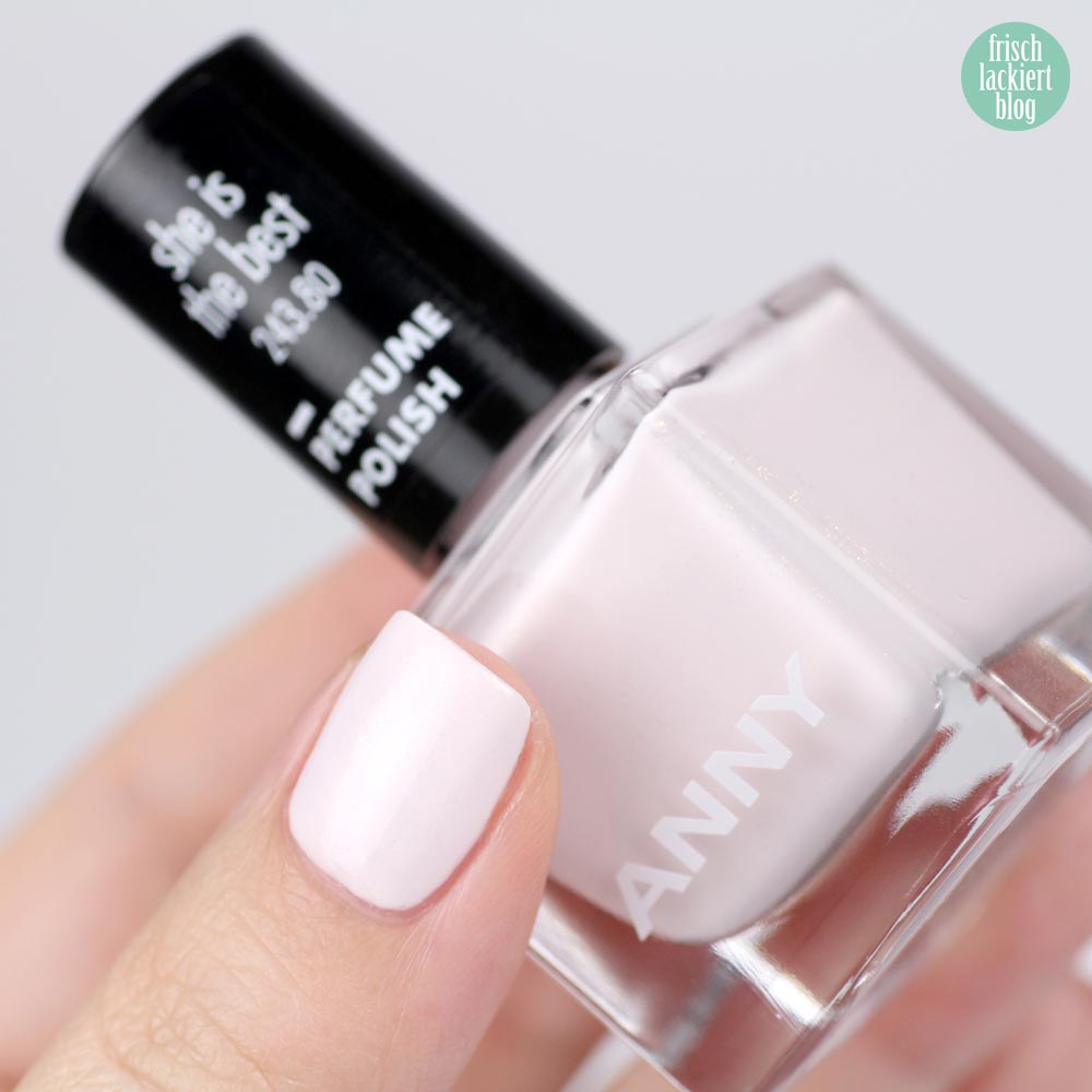 ANNY Perfume Polish – Nagellack mit Duft – she is the best – swatch by frischlackiert
