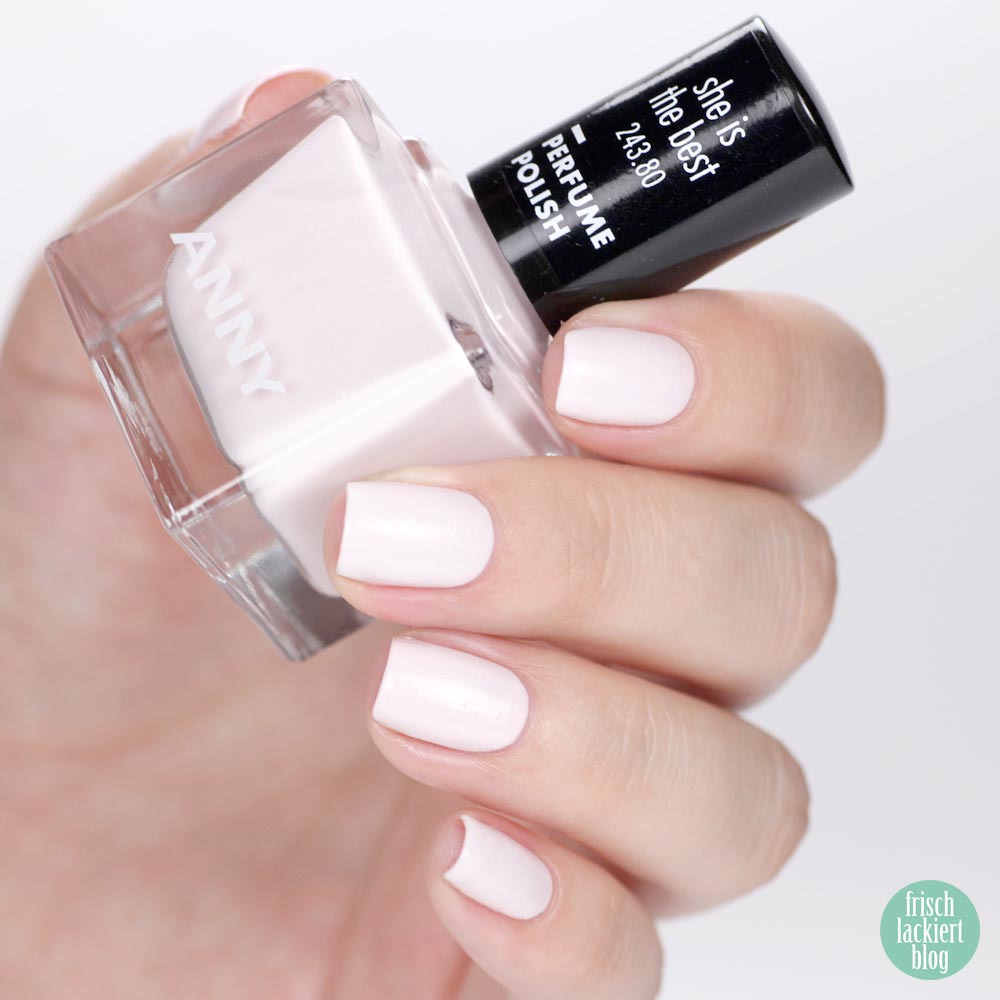 ANNY Perfume Polish – Nagellack mit Duft – she is the best – swatch by frischlackiert