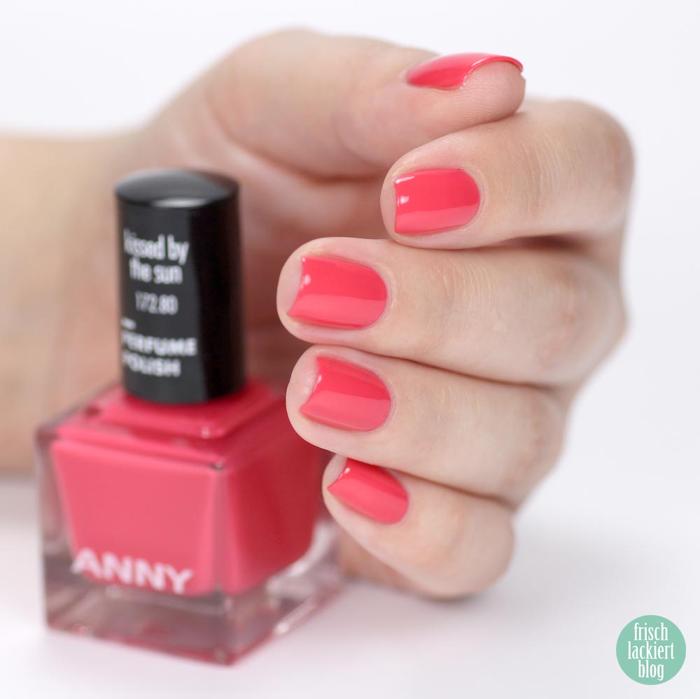 ANNY Perfume Polish – Nagellack mit Duft – kissed by the sun – swatch by frischlackiert