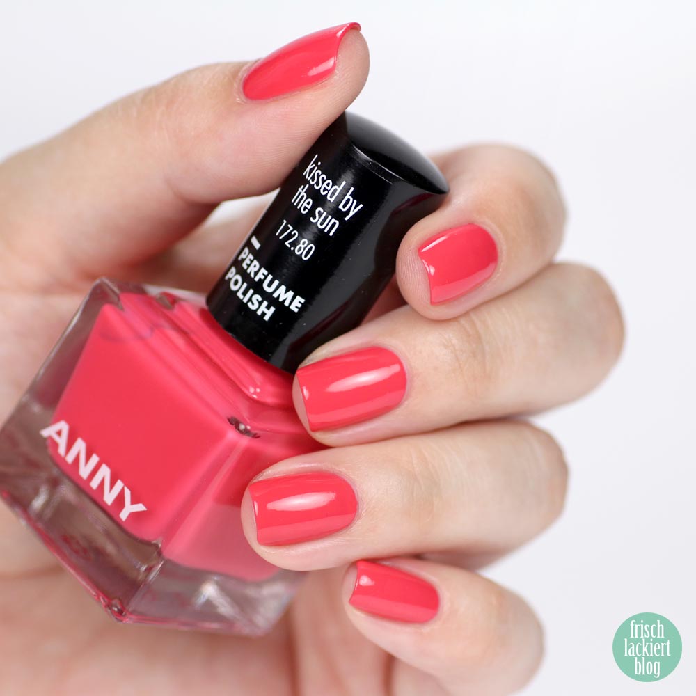 ANNY Perfume Polish – Nagellack mit Duft – kissed by the sun – swatch by frischlackiert