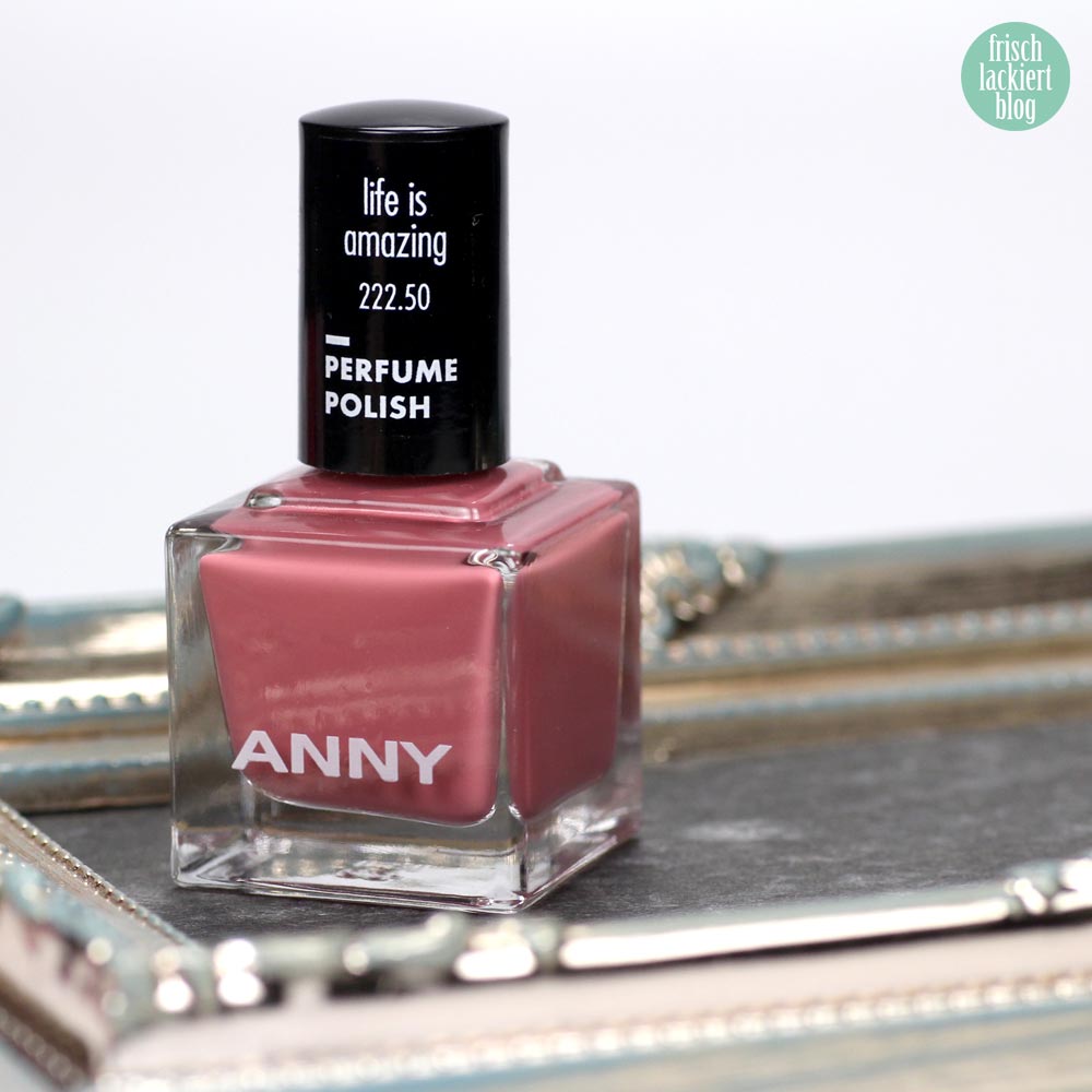 ANNY Perfume Polish – Nagellack mit Duft – life is amazing – swatch by frischlackiert