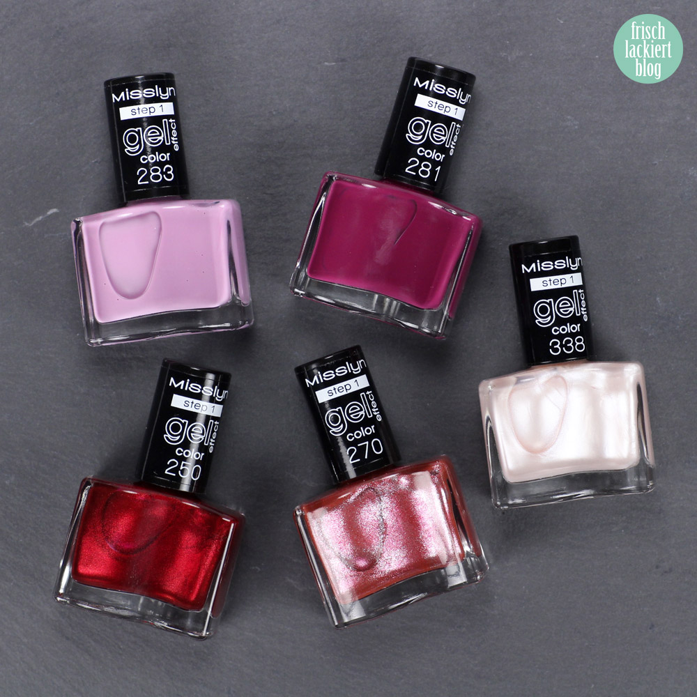 Misslyn Gel Effekt Nagellack - swatch by frischlackiert