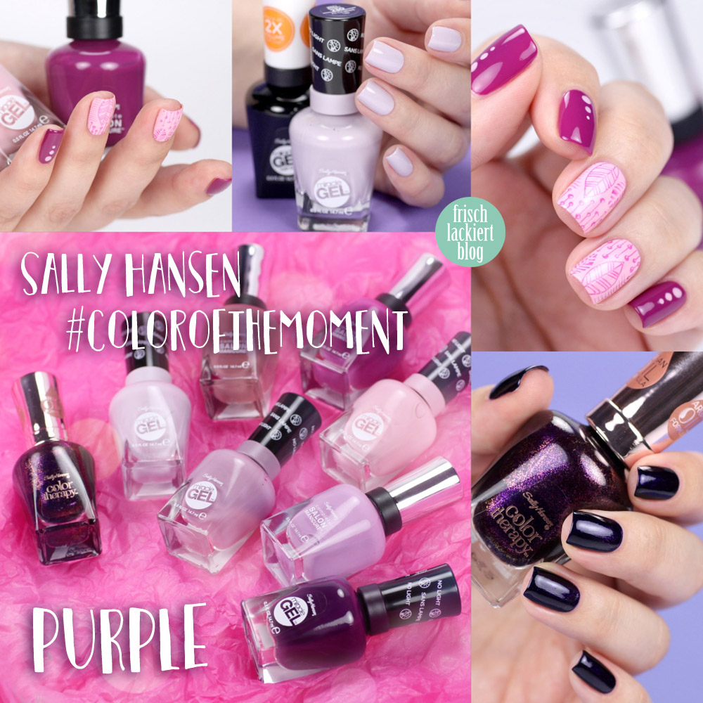Sally Hansen Color Of The Moment Purple Nailpolish – by frischlackiert